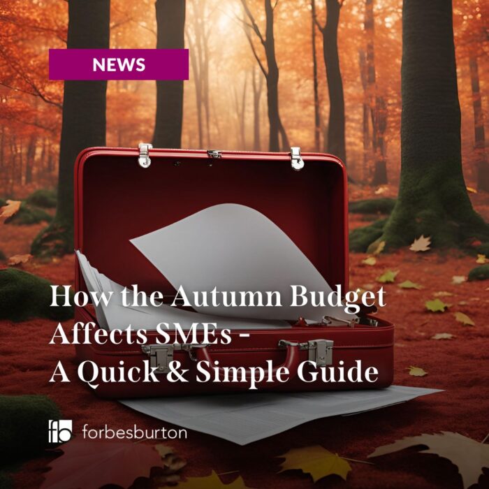 red case in autumnal forest with papers spilling out