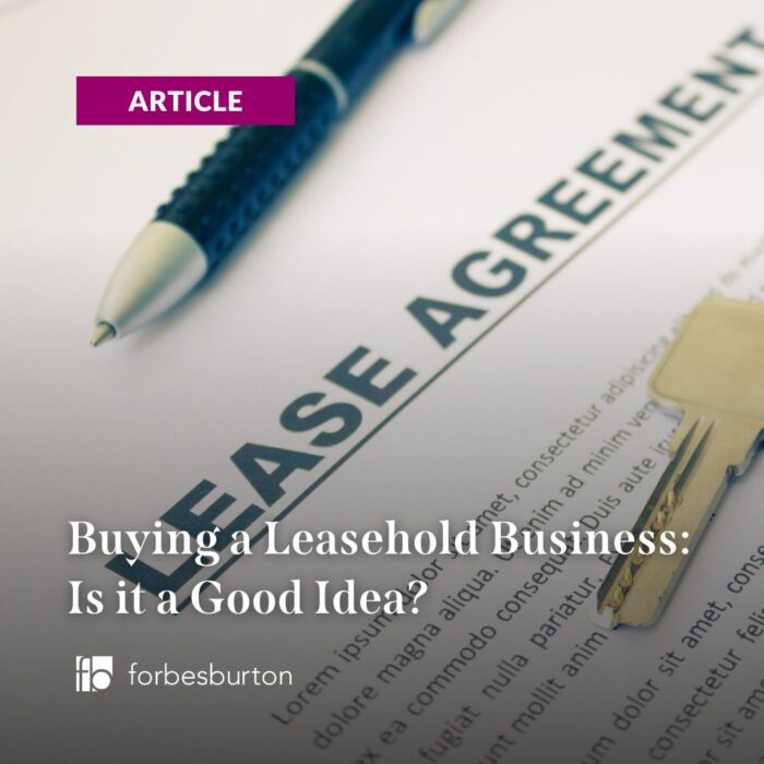 a leasehold agreement for a business