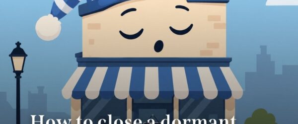 sleeping shop to signify a dormant company