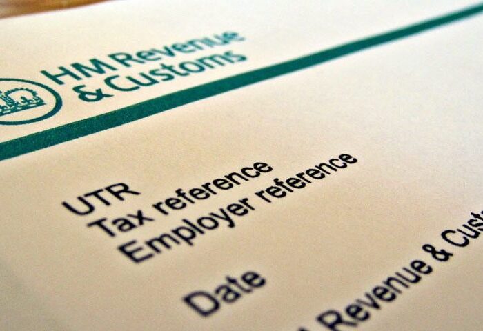 UTR tax reference form