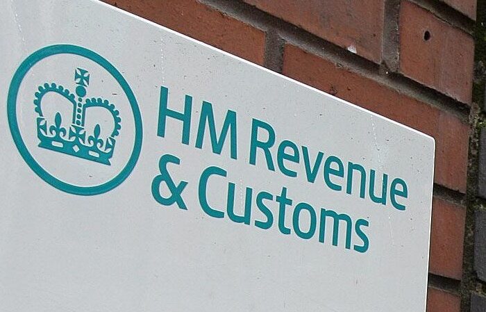 HM Revenue and customs sign outside their building