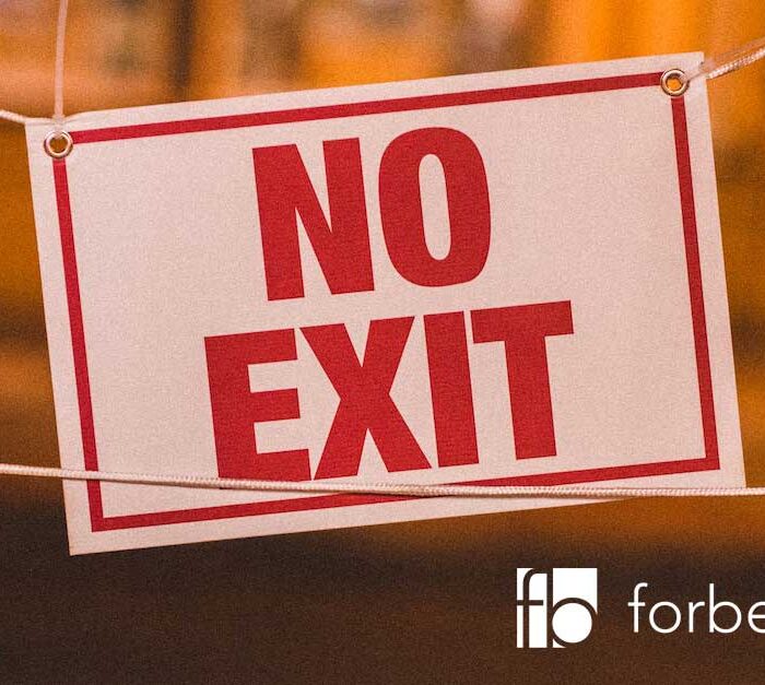 no exit sign illegal to dissolve a company