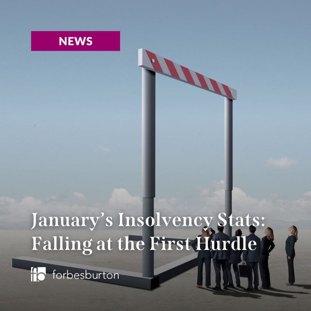 giant hurdle in front of group of business people