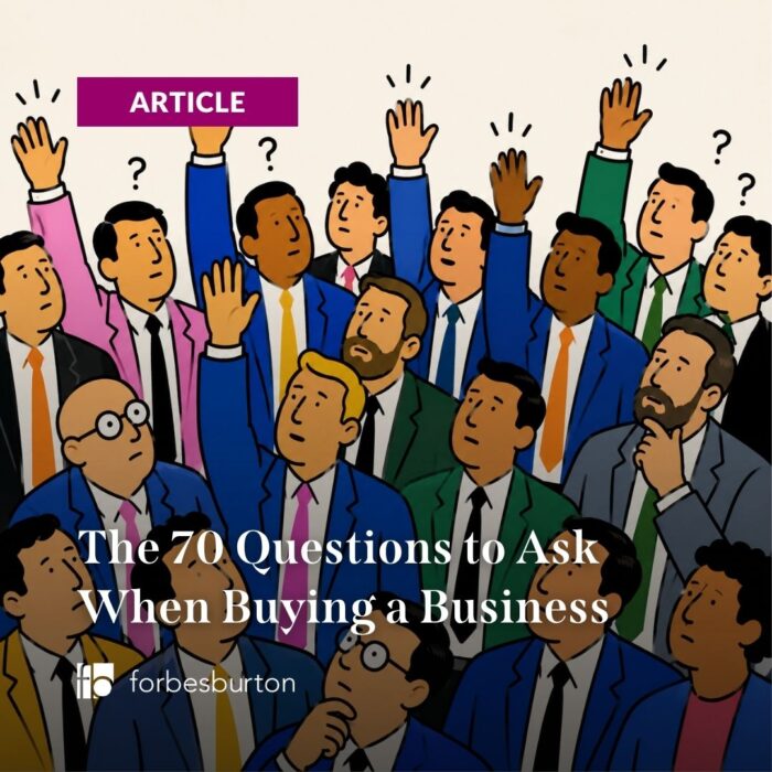 lots of confused businessmen with questions about buying a business