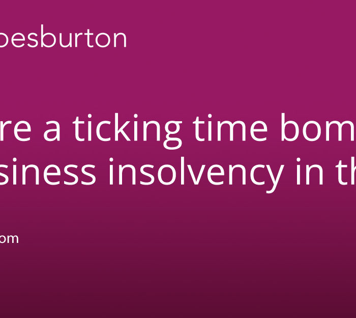 Is there a ticking time bomb of business insolvency in the UK?