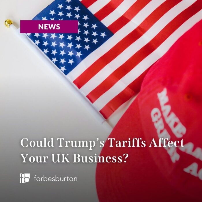 US flag and MAGA cap