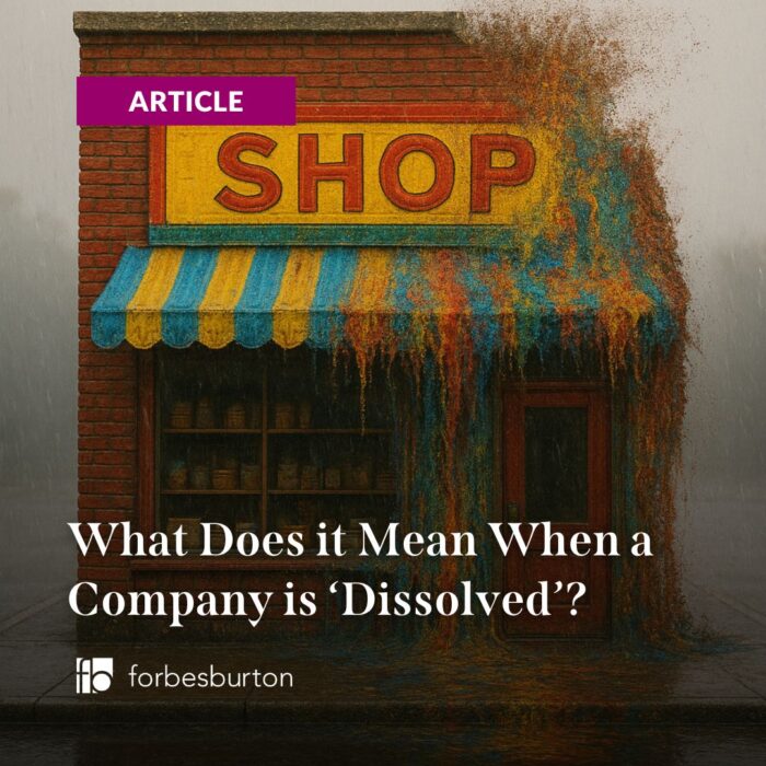 dissolving shop in rain