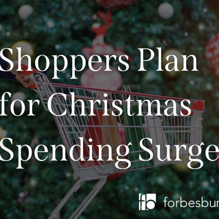 trolley and xmas tree